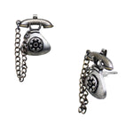 Load image into Gallery viewer, Abhinn Silver Replica Antique Telephone Design Earrings For Women
