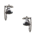 Load image into Gallery viewer, Abhinn Silver Replica Antique Telephone Design Earrings For Women
