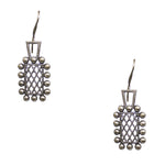 Load image into Gallery viewer, Abhinn Silver Replica Antique Window Design Earrings For Girls
