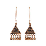 Load image into Gallery viewer, Abhinn Classy Copper Plated Geometrical Shape Hoops Earrings For Women
