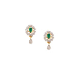 Load image into Gallery viewer, Abhinn Latest AD Stones Studded Green Stone Mangalsutra with Earrings For Women
