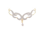 Load image into Gallery viewer, Abhinn Stylish Floral Design With AD Stones Mangalsutra With Earrings For Women
