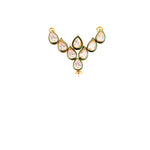 Load image into Gallery viewer, Abhinn Designer Green Drop Shaped Studded CZ Stones Mangalsutra With Earrings For Women
