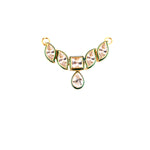 Load image into Gallery viewer, Abhinn Royal Gold Plated Kundan Mangalsutra With Earrings For Women
