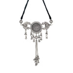 Load image into Gallery viewer, Abhinn Silver Oxidised Choker With Ghungroo for Women Online in India
