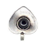 Load image into Gallery viewer, Unique Oxidised Silver Heart Shape Non-Pierced Nose Pin
