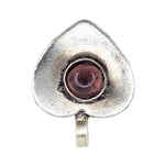 Load image into Gallery viewer, Unique Oxidised Silver Heart Shape Non-Pierced Nose Pin
