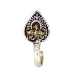Load image into Gallery viewer, Abhinn Dual Tone Oxidised Peacock Design Non-Pierced Nose Pin For Women
