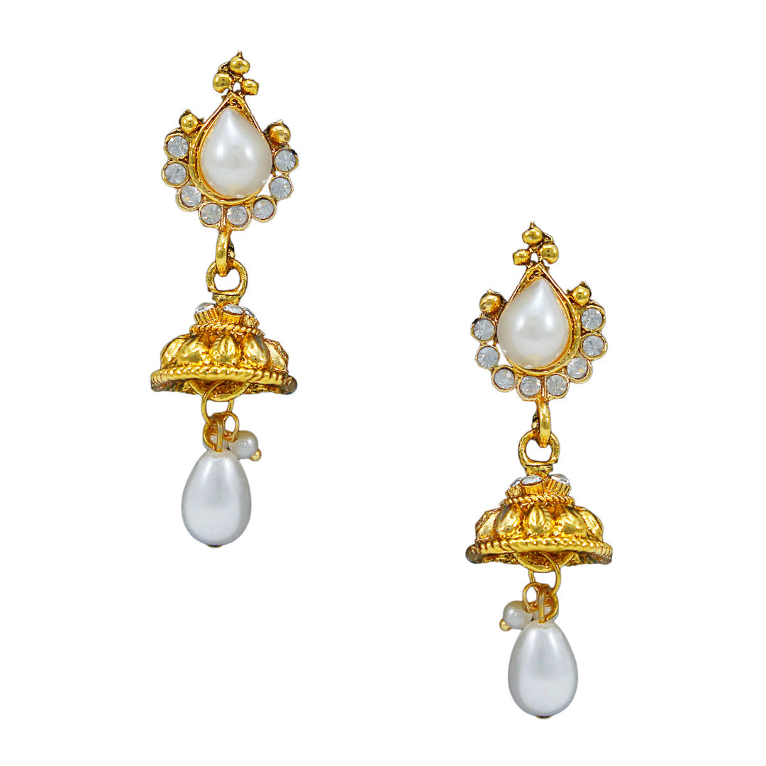 Royal Gold Plated Designer Kundan Stone Rani Har Design Necklace Set