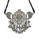 Load image into Gallery viewer, Abhinn Trendy Oxidised Antique Finish Floral Design Choker Set For Women
