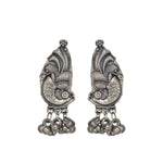 Load image into Gallery viewer, Abhinn Stylish Black Polished Floral And Peacock Design Mirror Choker Set For Women
