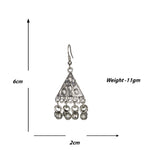 Load image into Gallery viewer, Abhinn Silver Oxidised Ganesh Temple Design Necklace Set &amp; Green CZ Stone
