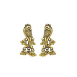 Load image into Gallery viewer, Abhinn Golden Oxidised Unique Parrot Design Necklace Set For Women
