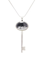 Load image into Gallery viewer, Stylish Statement Key Pendant with Glass crystal stone

