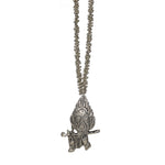 Load image into Gallery viewer, Abhinn Silver Oxidised Ethnic Morpankh Design Pendant For Women
