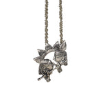 Load image into Gallery viewer, Abhinn Silver Oxidised Ethnic Radha-Krishna Pendant For Women
