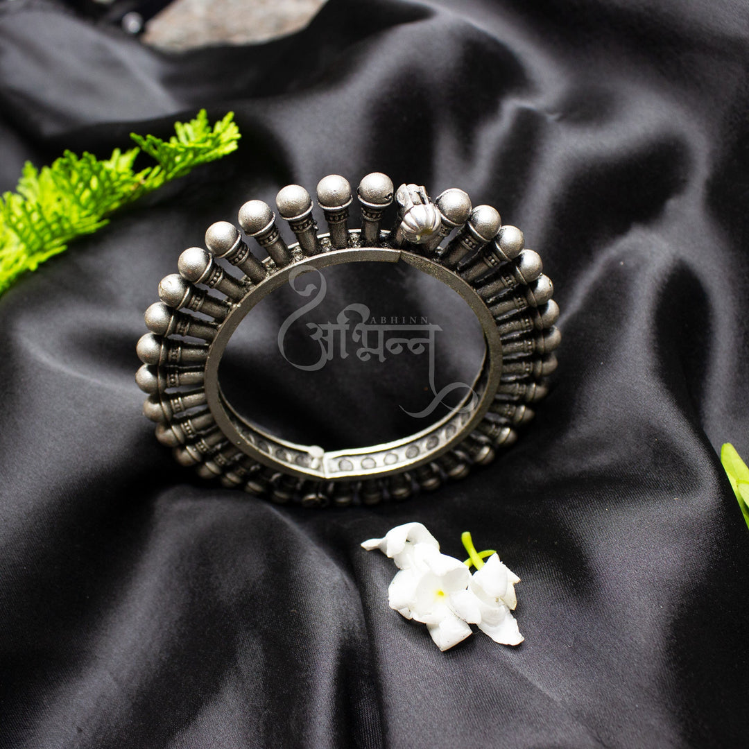 Abhinn Silver Lookalike Rajasthani Bracelet For Girls