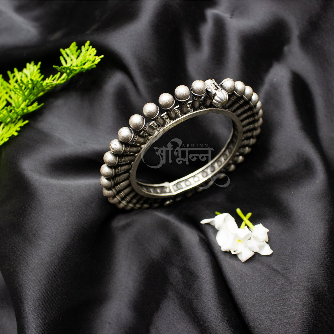 Abhinn Silver Lookalike Rajasthani Bracelet For Girls